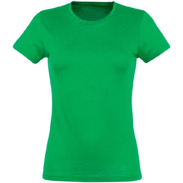 Футболка женская премиум Пенье, цвет зеленый